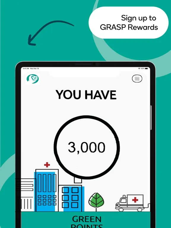 GRASP Rewards iPad  Ekran Görüntüleri