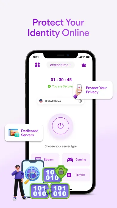 Tangkapan skrin RYN VPN: Fast Unlimited Proxy