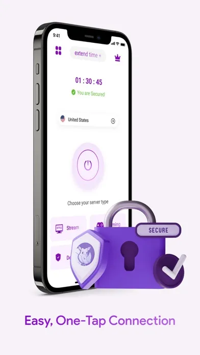 Tangkapan skrin RYN VPN: Fast Unlimited Proxy