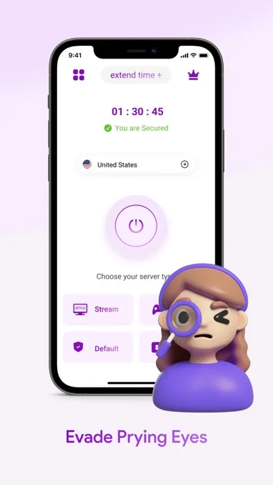 Tangkapan skrin RYN VPN: Fast Unlimited Proxy