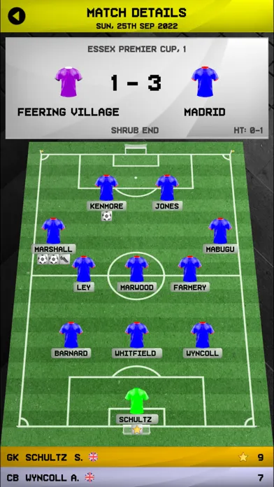 Tangkapan skrin Madrid Wanderers FC