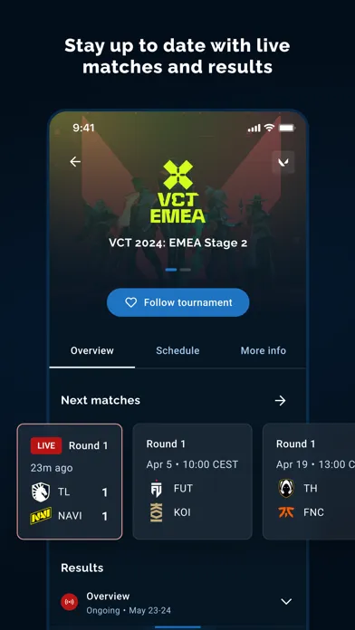 ภาพหน้าจอของ Liquipedia: Esports Tracker