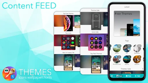 Capturas de pantalla de Themes, Wallpapers, Icons