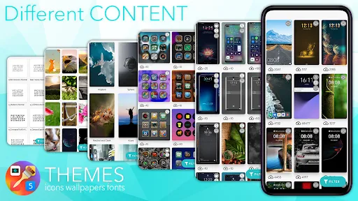 Capturas de pantalla de Themes, Wallpapers, Icons