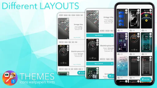 Capturas de pantalla de Themes, Wallpapers, Icons