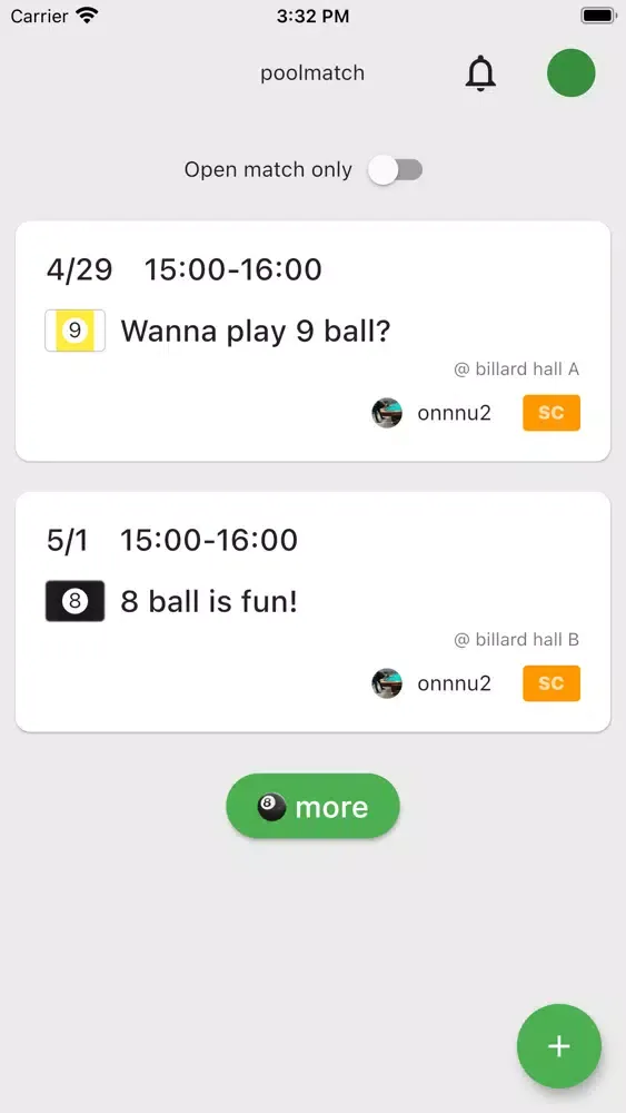 poolmatch應用截圖