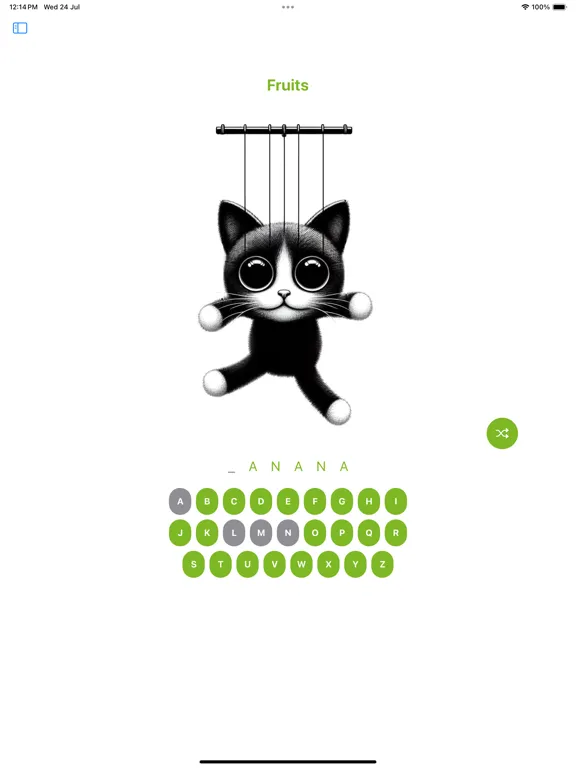 Capturas de tela do Hanging Cat iPad 