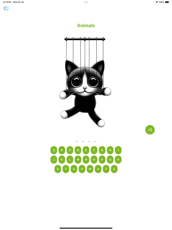 Capturas de tela do Hanging Cat iPad 