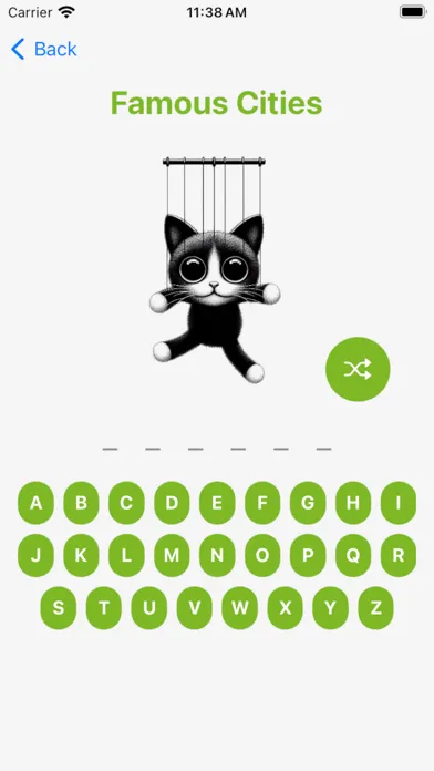 Capturas de tela do Hanging Cat