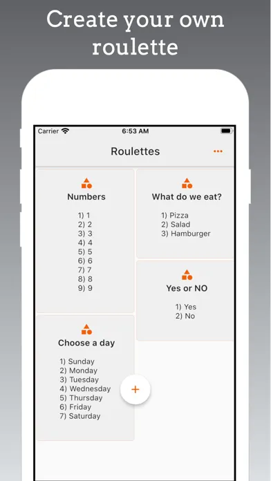Screenshot di My Decision Roulette