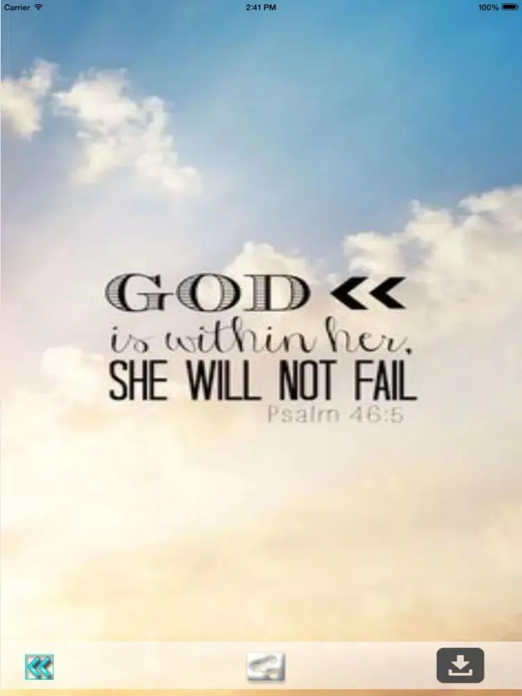 Capturas de tela do Bible Quote Wallpaper iPad 