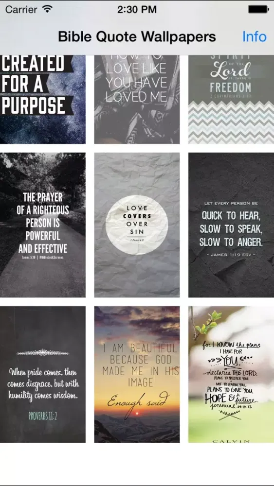 Capturas de tela do Bible Quote Wallpaper