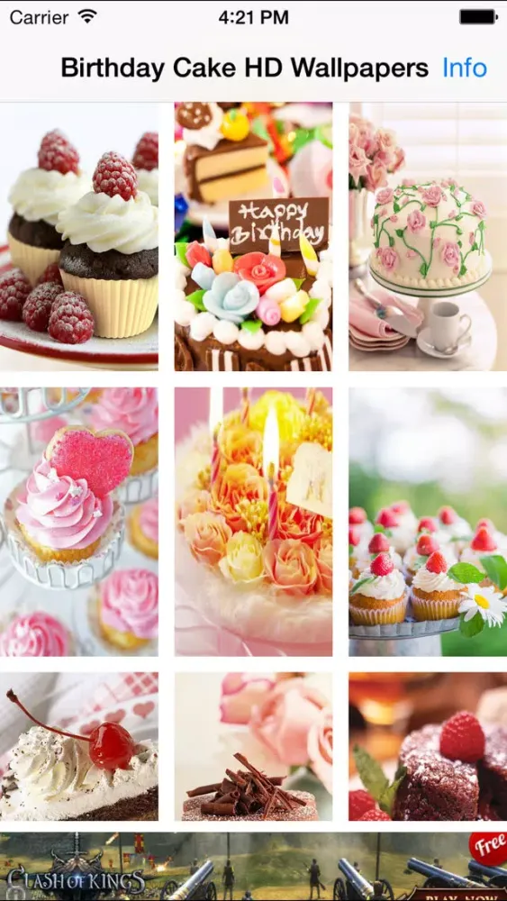Capturas de tela do Happy Birthday Wallpapers(HD)-Best Greetings&Cakes