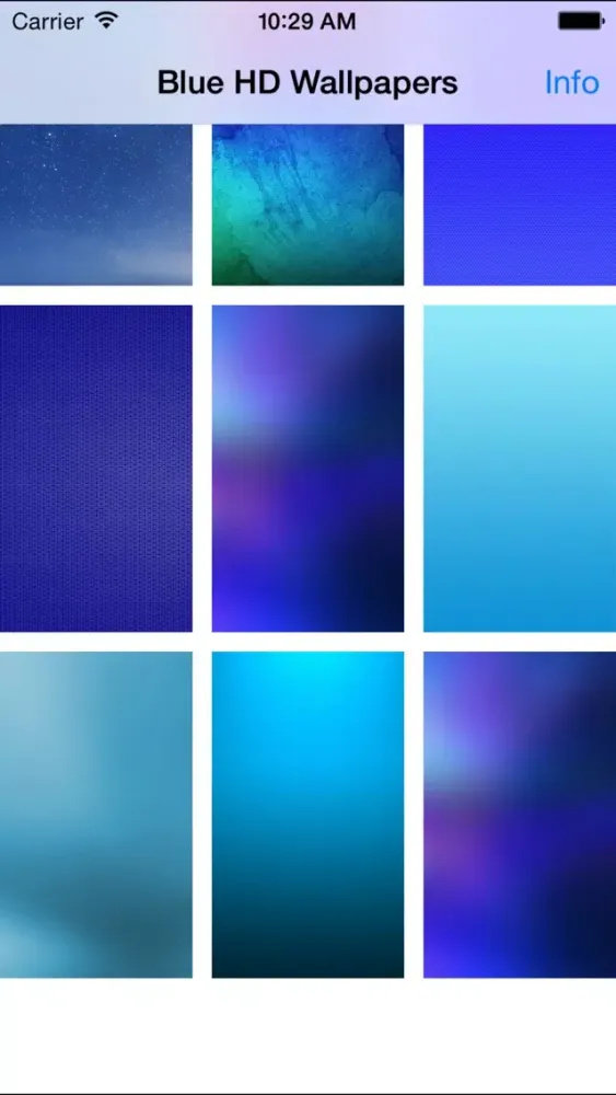 Capturas de tela do Blue Wallpapers(HD) - Best Backgrounds & Themes
