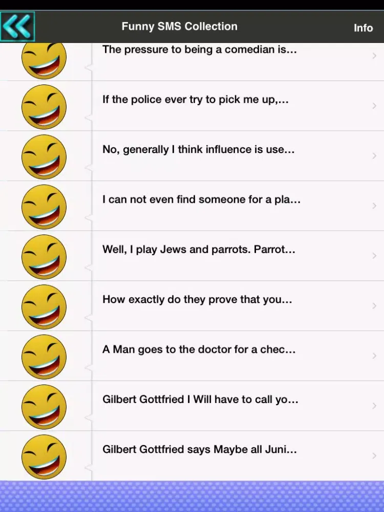 Funny SMS Collection iPad  স্ক্রিনশট