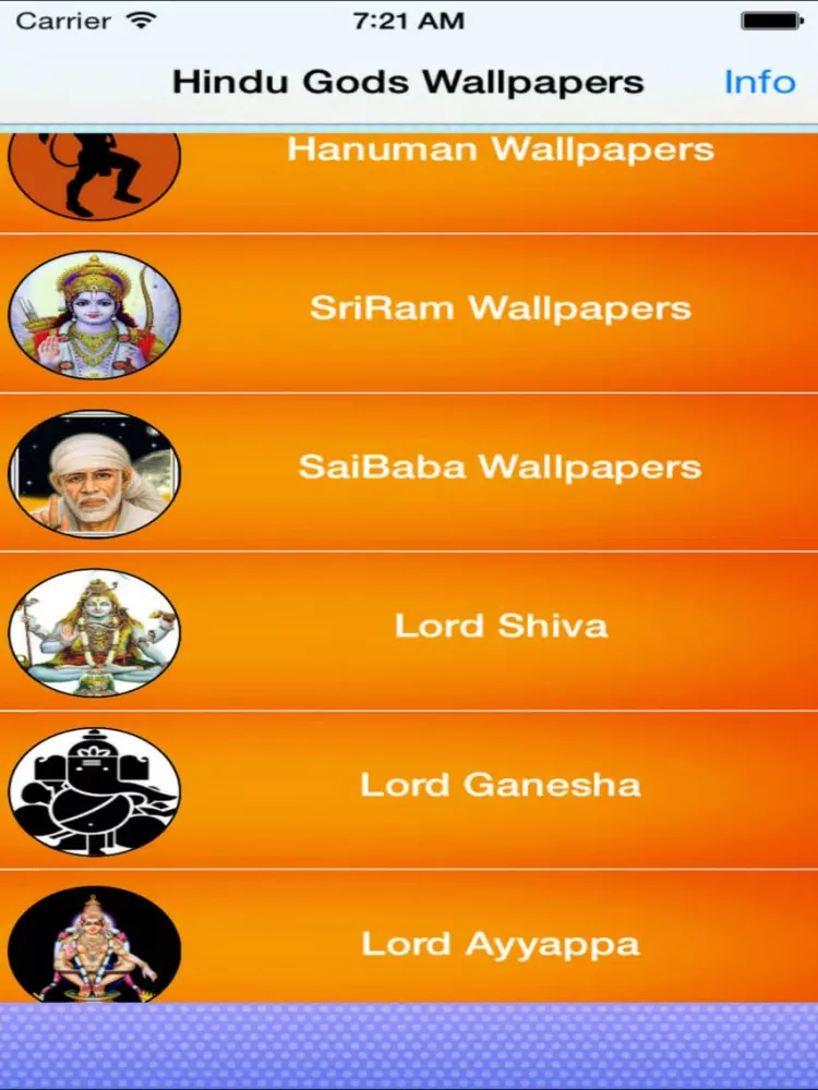 Capturas de pantalla de Hindu God Wallpapers (HD) - Best Images & Pictures iPad 