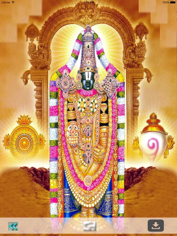 Captures d'écran de Lord Venkateswara Wallpapers - Lord balaji iPad 