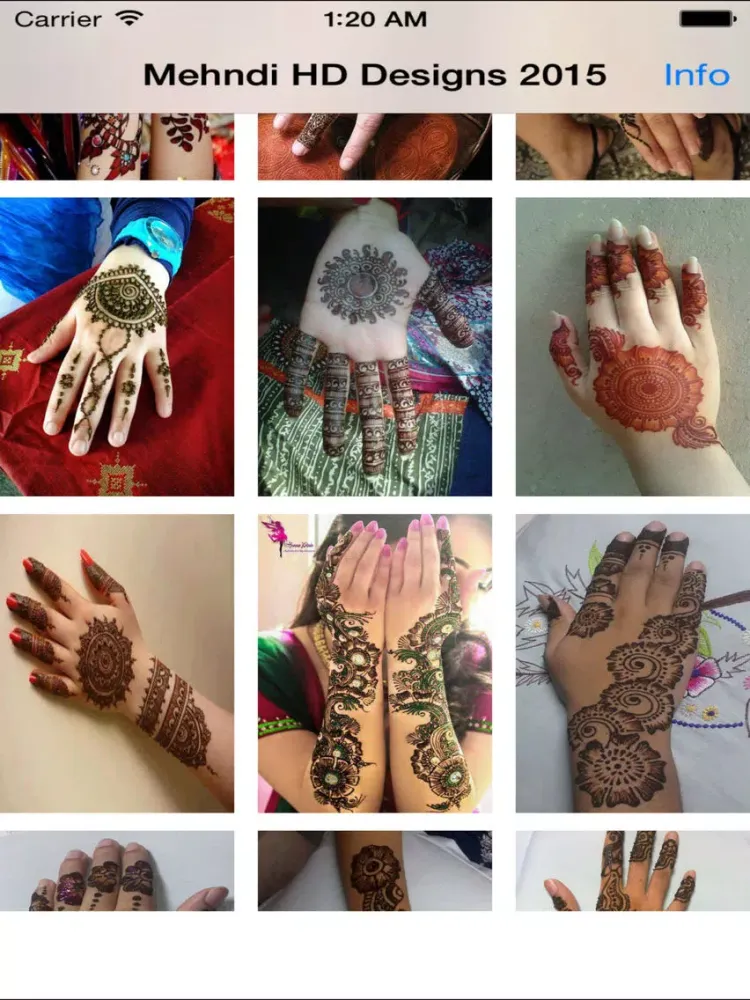 Henna Mehndi Tattoo Designs for Wedding Occasion iPad  Screenshots