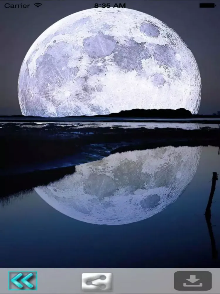 Ảnh chụp màn hình của Moon Wallpaper – Full Moon,Cloudy Moon Backgrounds iPad 