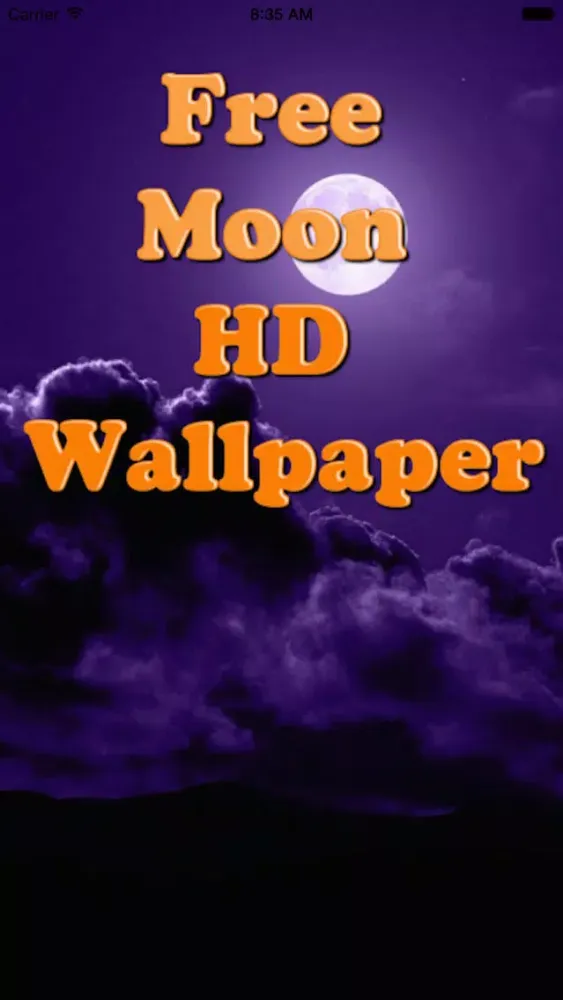 Ảnh chụp màn hình của Moon Wallpaper – Full Moon,Cloudy Moon Backgrounds