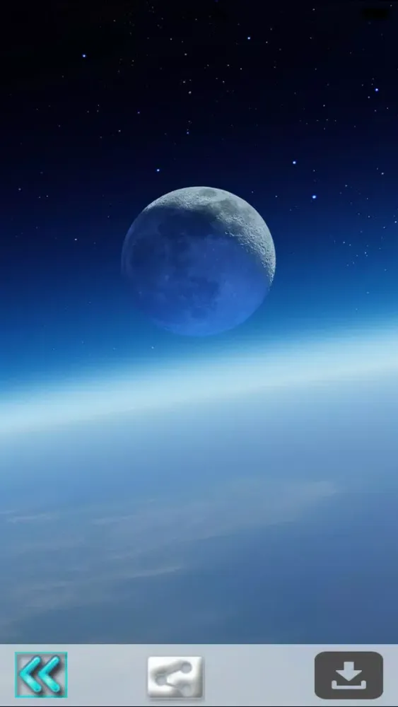 Ảnh chụp màn hình của Moon Wallpaper – Full Moon,Cloudy Moon Backgrounds