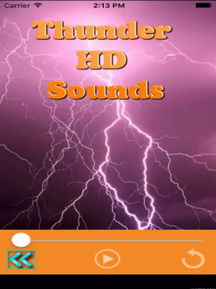 Screenshot di Thunderstorm & Rainfall Sleep Sounds iPad 