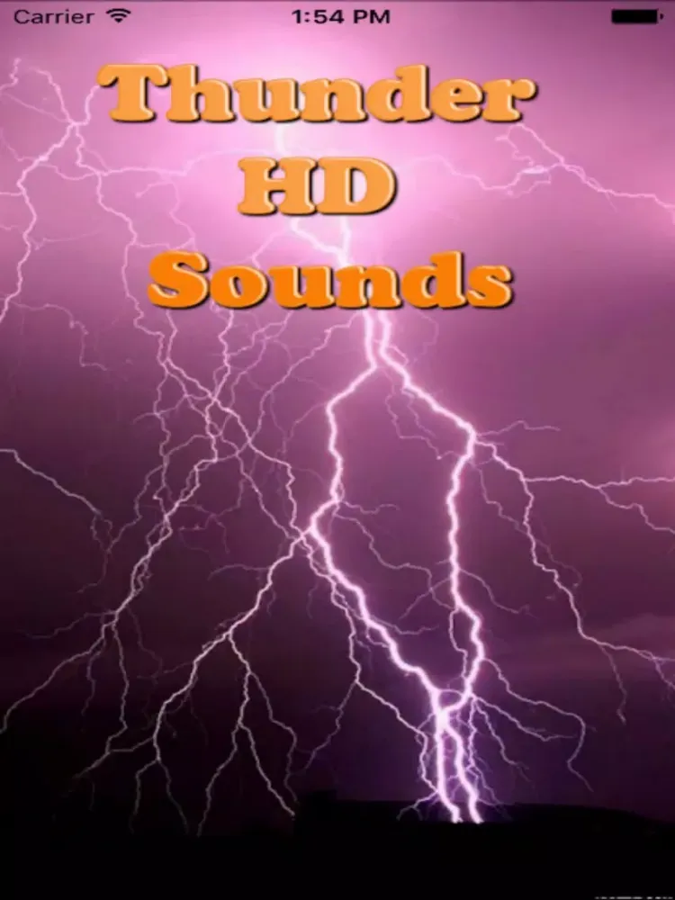 Screenshot di Thunderstorm & Rainfall Sleep Sounds iPad 