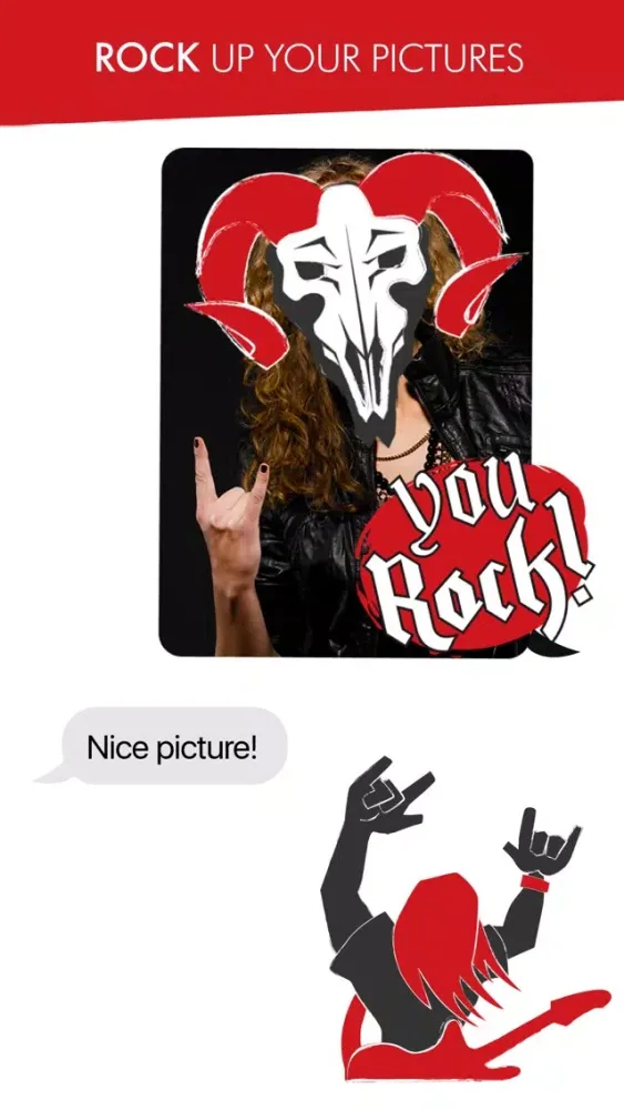 Heavy Metal Stickers 스크린샷