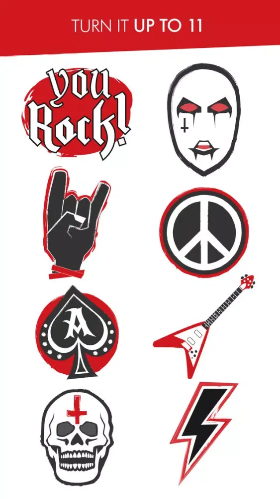 Heavy Metal Stickers 스크린샷