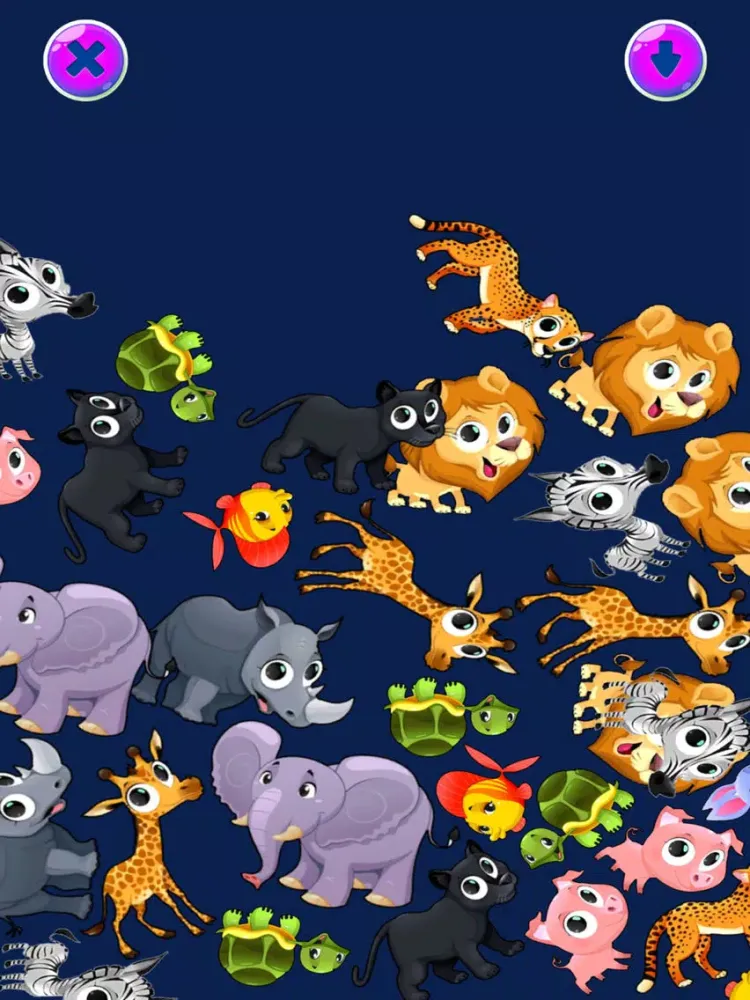 Ảnh chụp màn hình của Kids Funny Taps iPad 