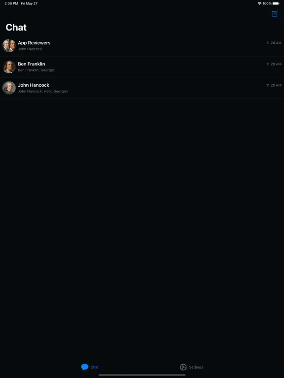 Sidebar Chat iPad 应用截图