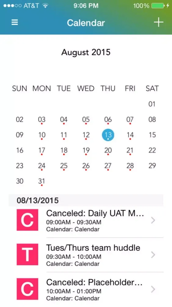 Team Calendar Sync স্ক্রিনশট