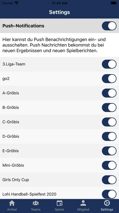 Tangkapan skrin HCD Gröbenzell