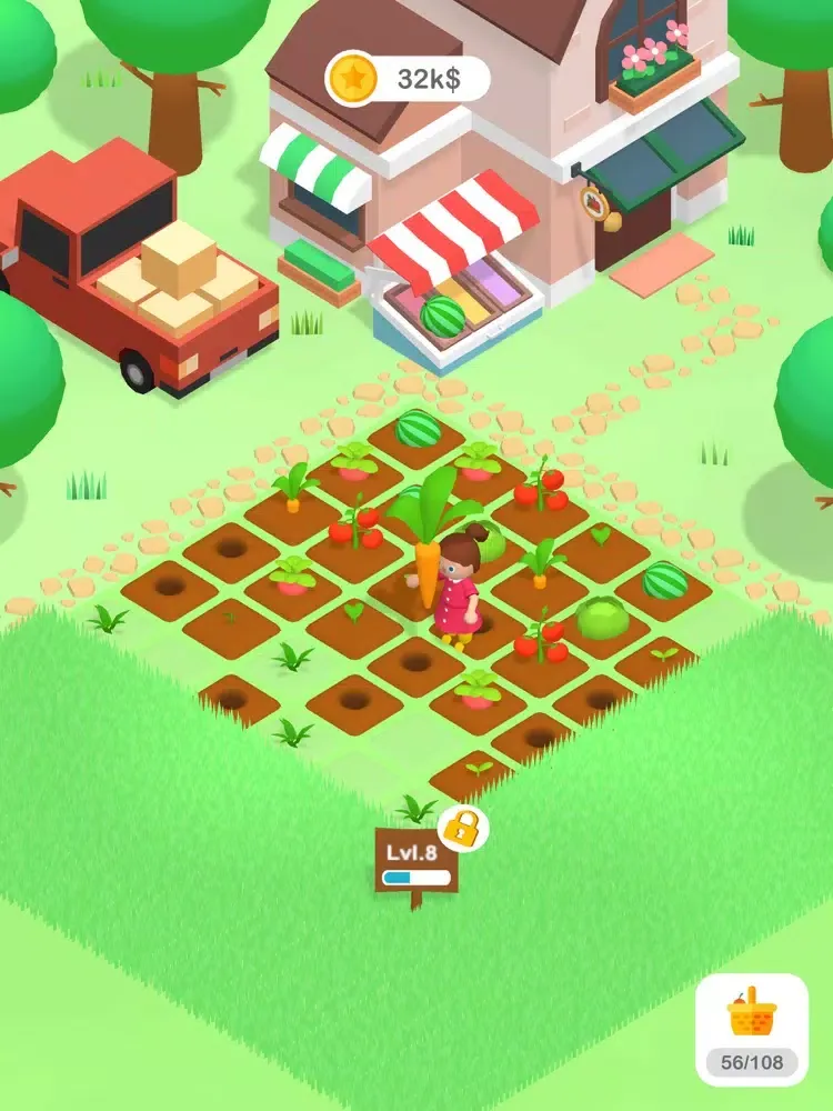 تصاویر Tiny Farm - Grow vegetables iPad 