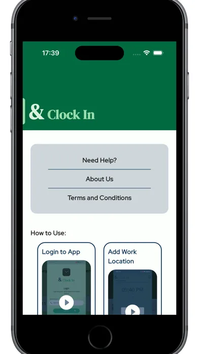Скриншоты & Clock In