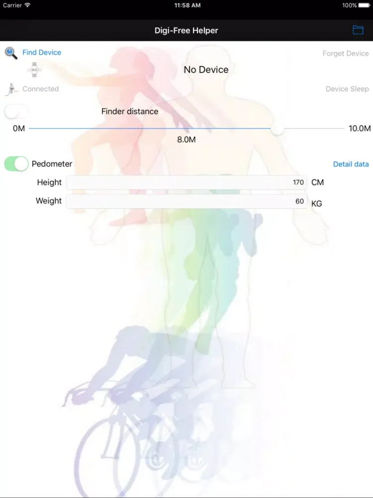 ภาพหน้าจอของ digi-free Helper iPad 