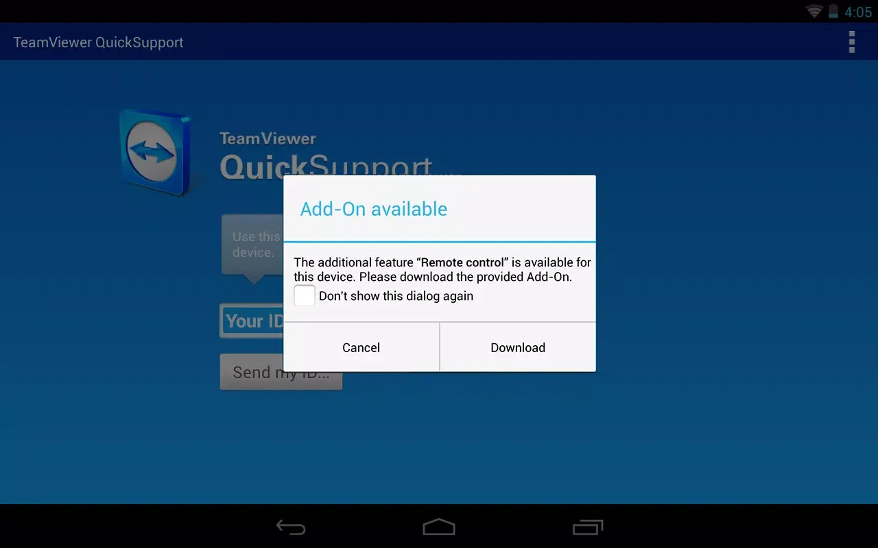 TeamViewer Add-On Samsung Ekran Görüntüleri