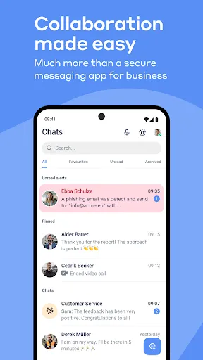 Teamwire - Business Messenger 스크린샷