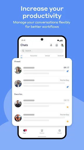 Teamwire - Business Messenger 스크린샷