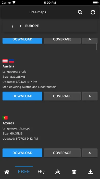 Offline Vector Map Downloader স্ক্রিনশট