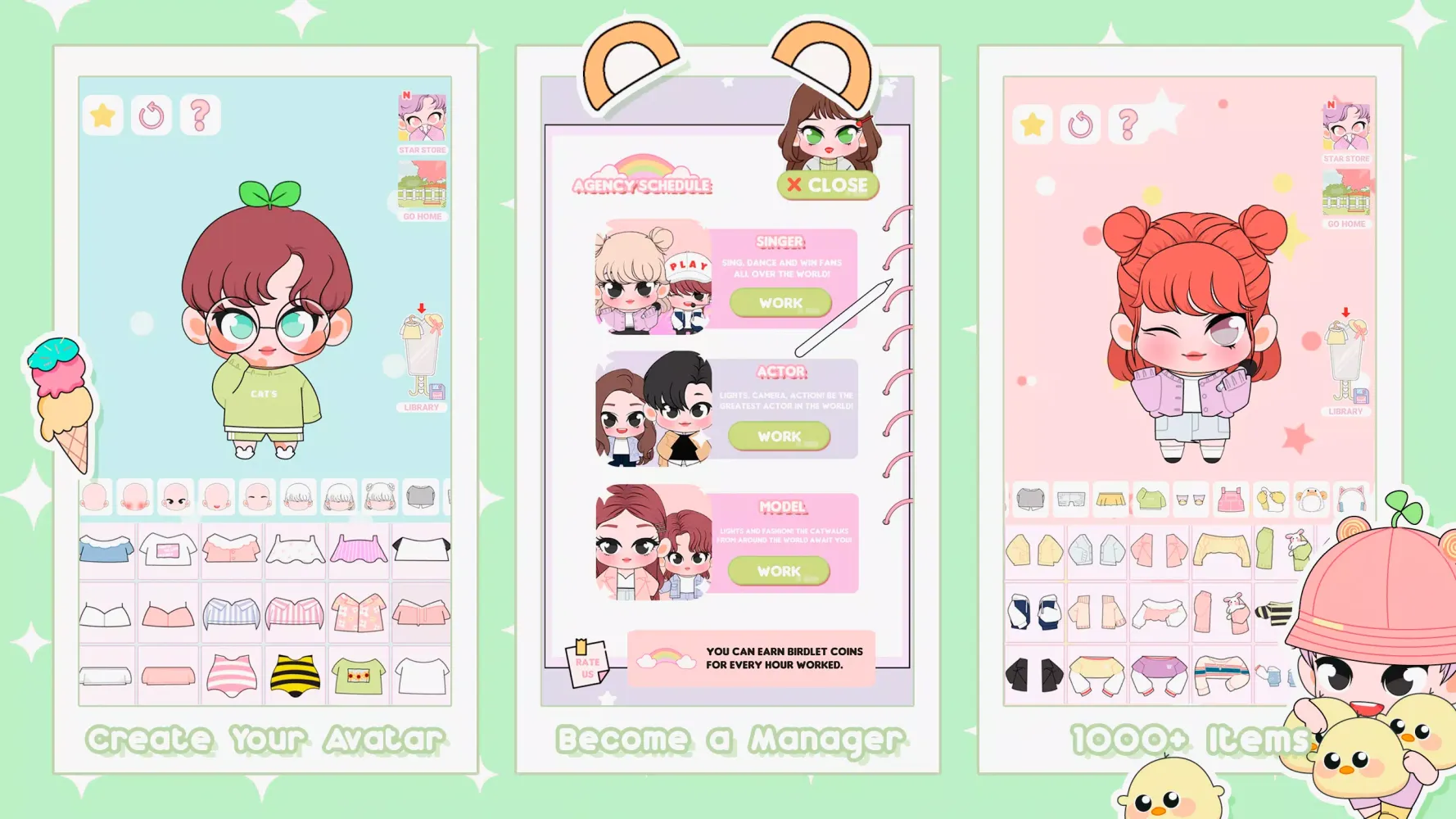 Chibi Idol Care & Dress Up应用截图