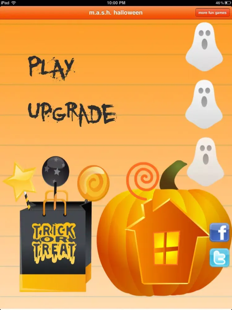 M.A.S.H. Halloween: Unicorns, Zombies, & Candy Corn Unite iPad  سکرین شاٹس