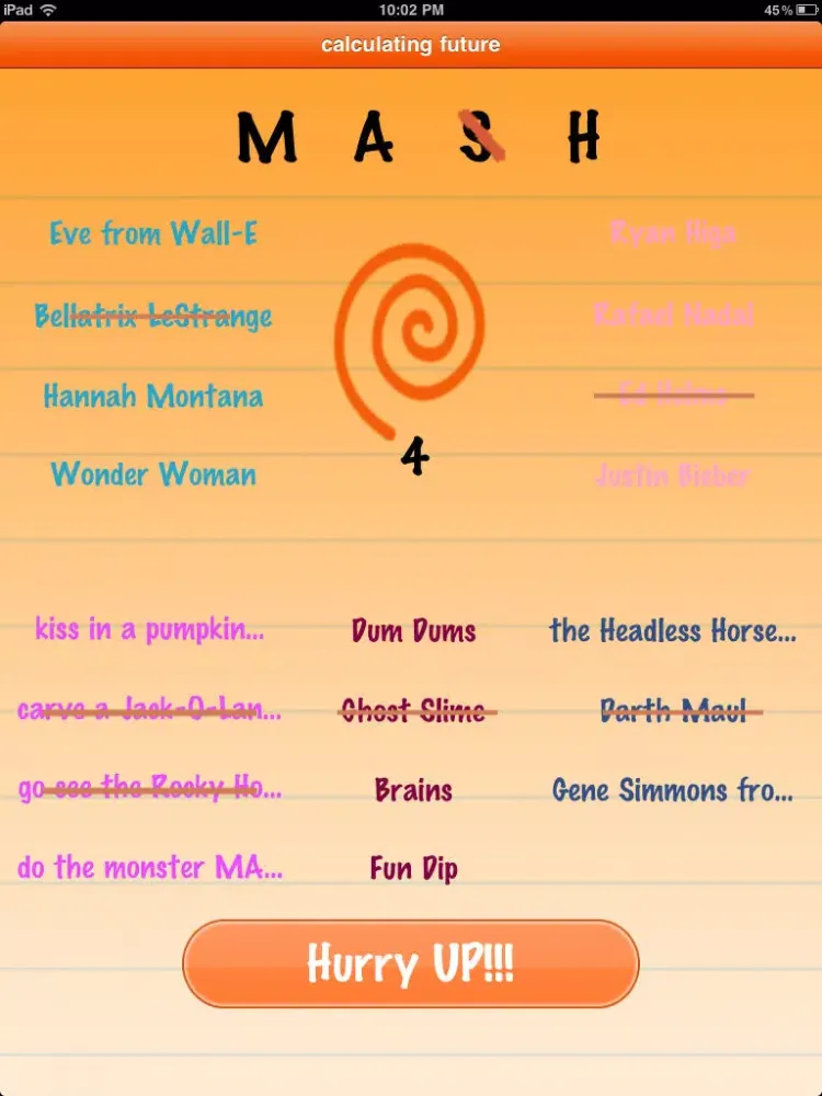 M.A.S.H. Halloween: Unicorns, Zombies, & Candy Corn Unite iPad  سکرین شاٹس