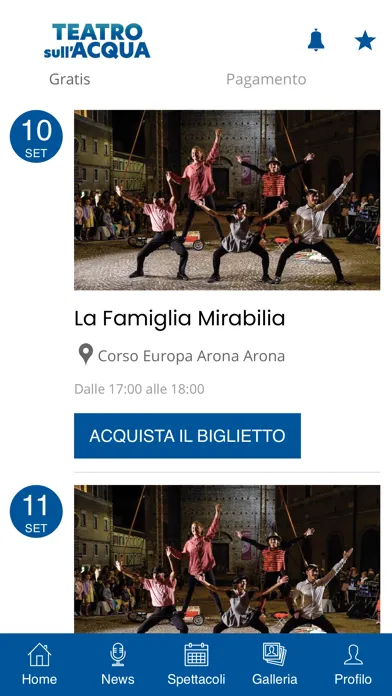 Tangkapan layar Teatro sull'Acqua