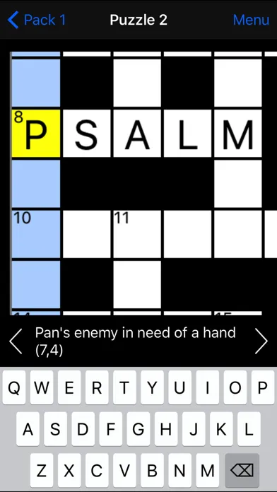 Screenshot di Cryptic Crossword