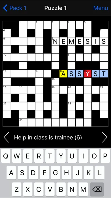 Screenshot di Cryptic Crossword
