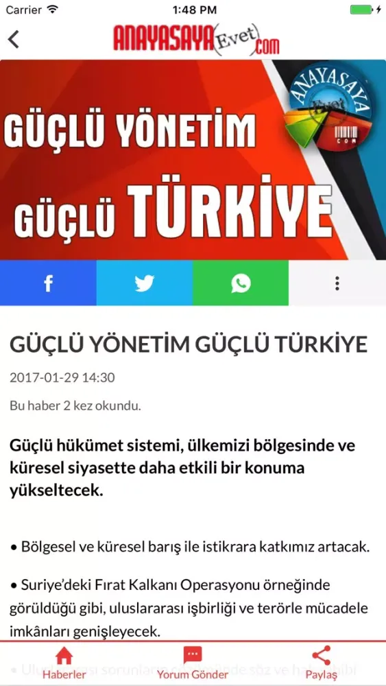 Capturas de tela do Anayasaya Evet