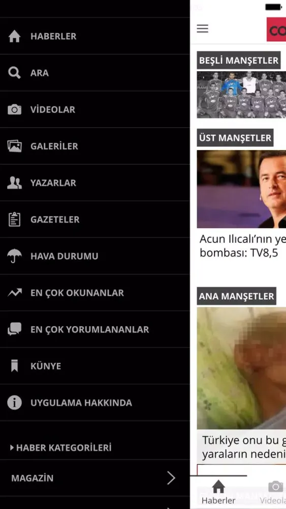 Çok Okunan سکرین شاٹس