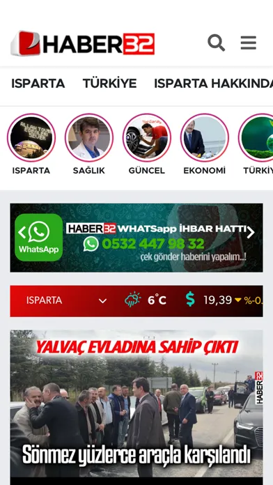 Zrzuty ekranu Haber32
