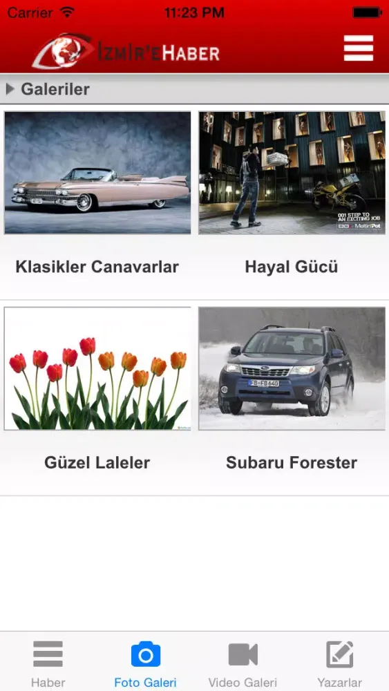 Скриншоты İzmir'e Haber